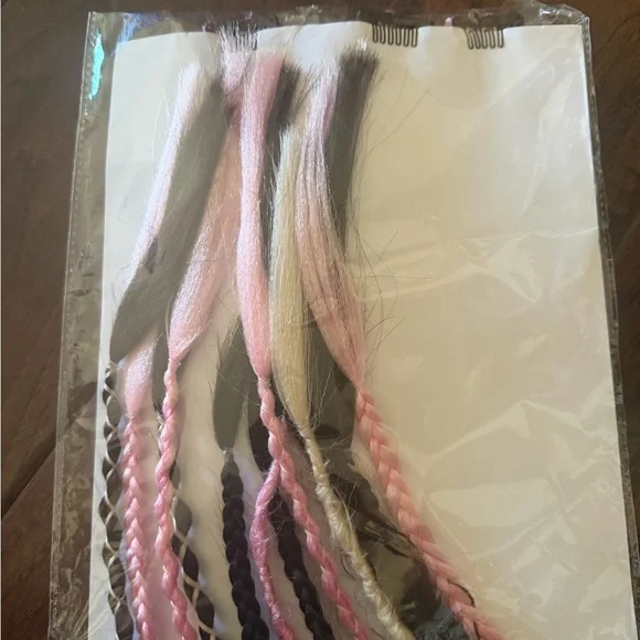 Pink and Blonde Clip In Dreadlocks NWT - Picture 4 of 5